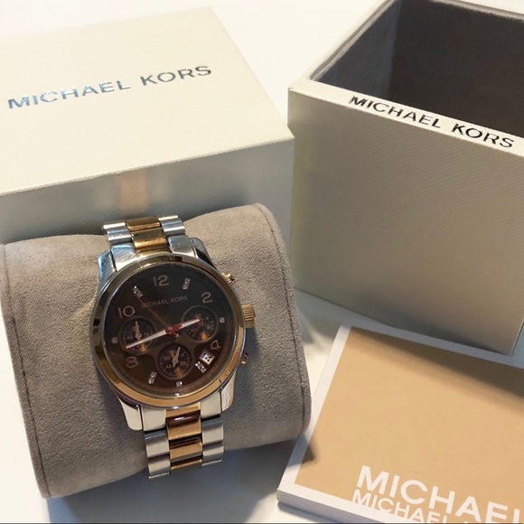 Two Tone Michael Kors Watch MK5495 main image 6